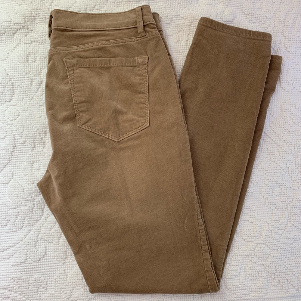 Ann Taylor Loft Camel Modern Skinny Corduroys